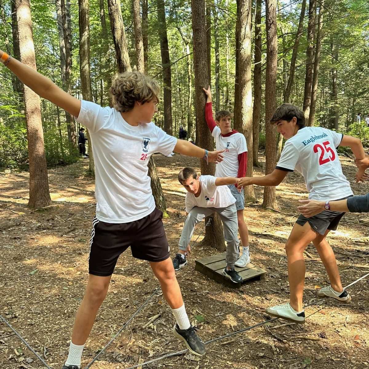 During Opening Days, Sixth Formers learned how to think like leaders and act like a team at Morse Hill Outdoor Education Center.