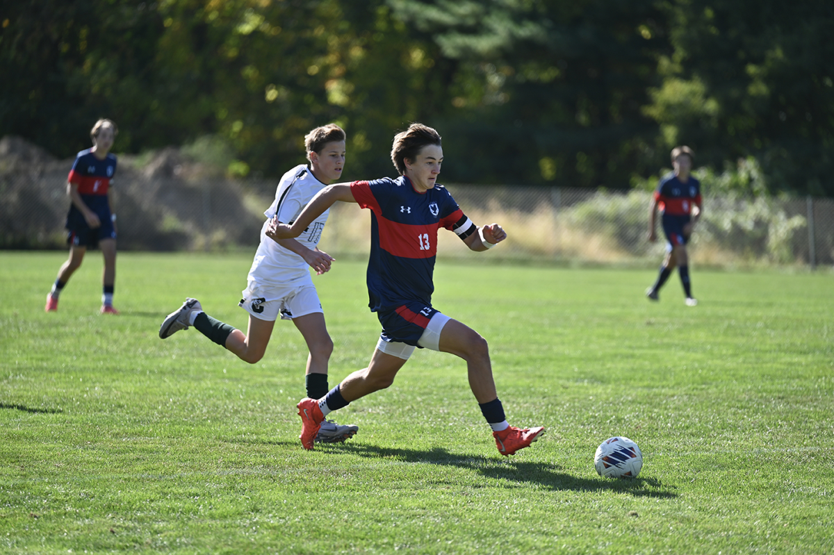 Varsity Soccer played Cardigan to a 3-3 tie on October 9, with stellar offense and defense against a tough opponent.