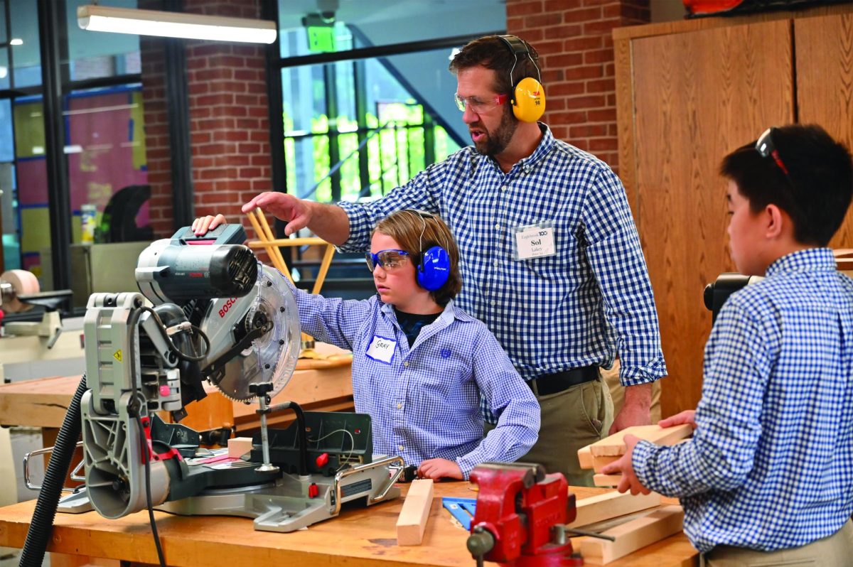 The woodshop and Innovation Lab are two of Eaglebrook's most popular classrooms.