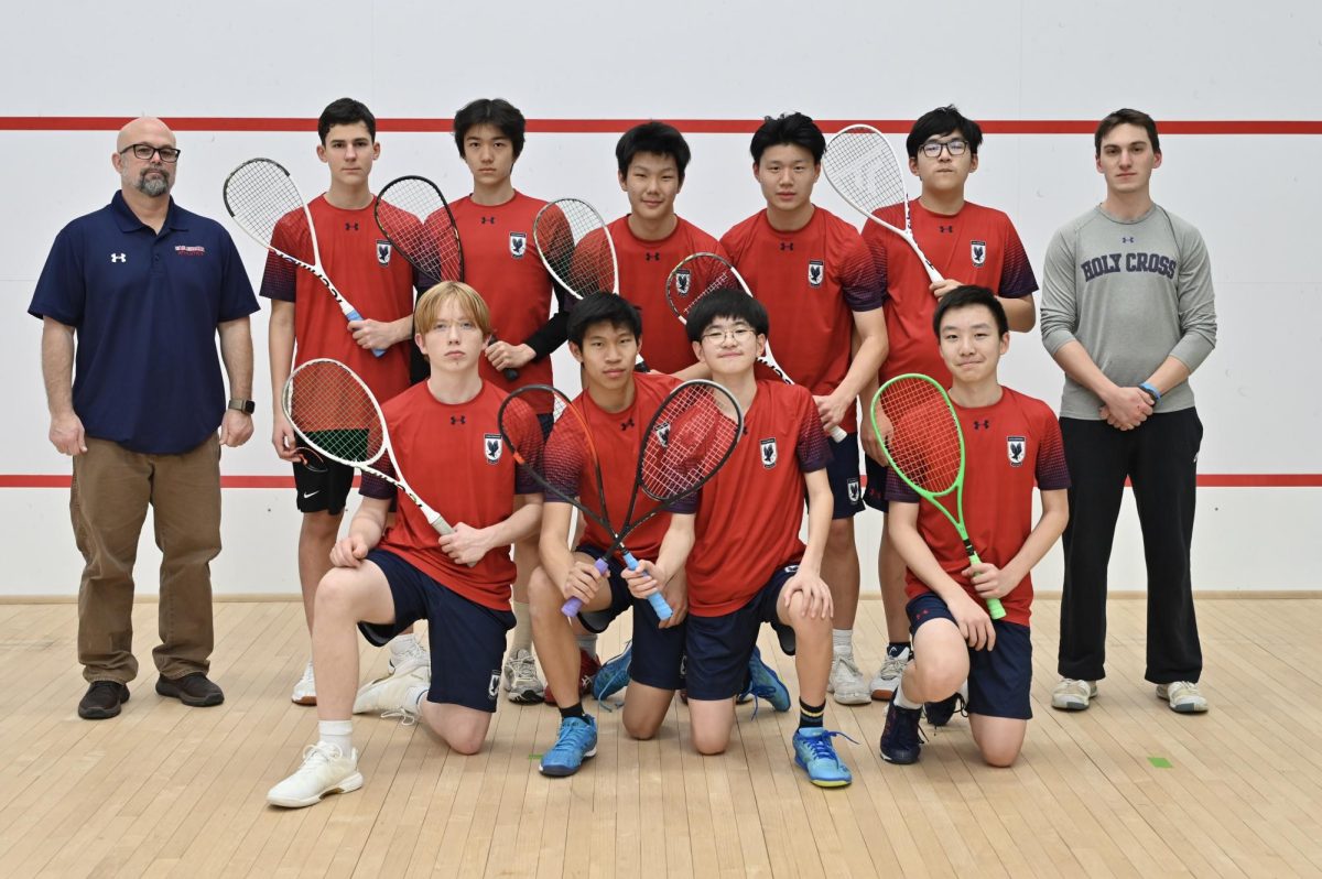 The 2025 Varsity Squash team